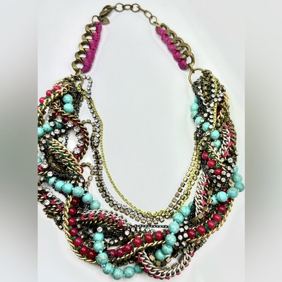 Stella and Dot Bamboleo Necklace - Retired Retail $228-Statement Necklace - Picture 7 of 10